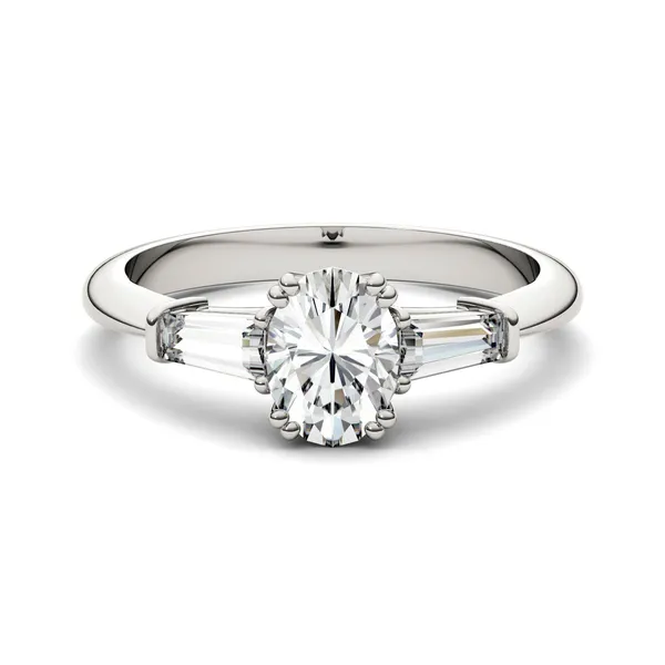 Oval Isolde Three-Stone