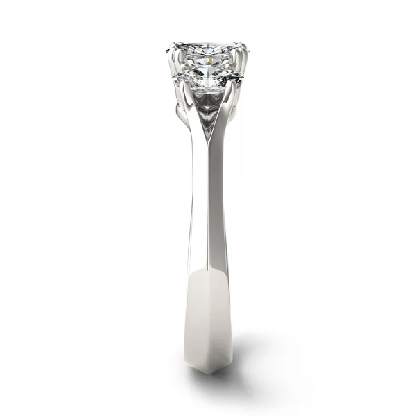 Oval Trio Classic Engagement Ring