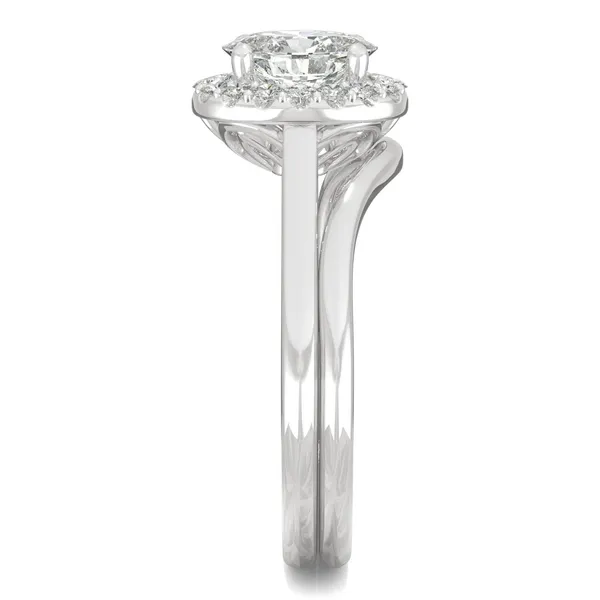 Oval Signature Halo Bridal Set