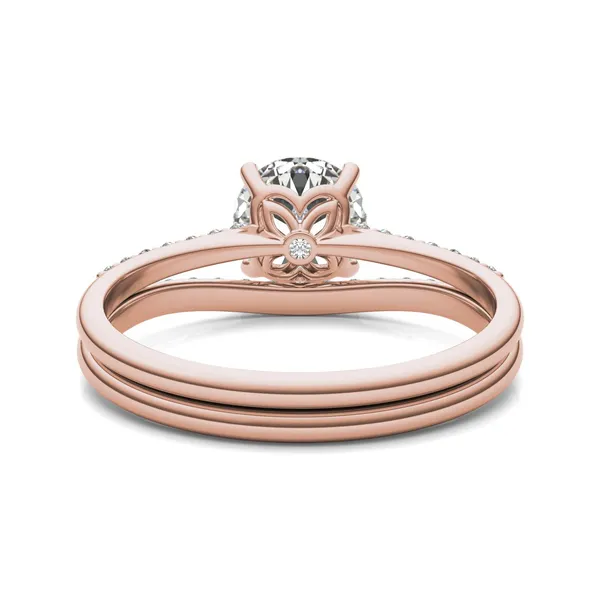 Round Brilliant Signature Petite Side-Stone Bridal Set