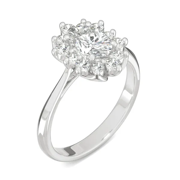 Signature Floral Halo Ring