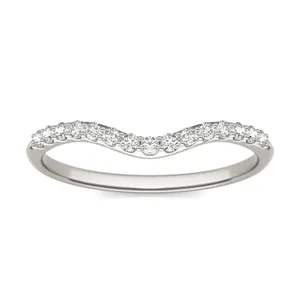 Round Brilliant Signature Accented Halo Petite Matching Band image, Round Brilliant Signature Accented Halo Petite Matching Band