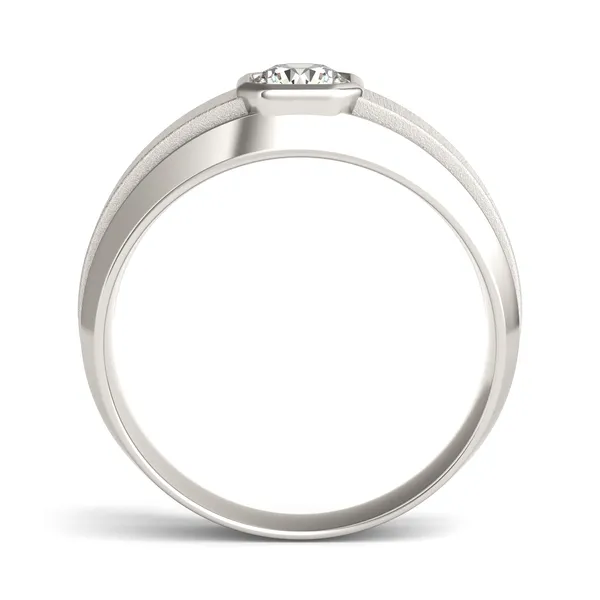 Round Brilliant Hero Signature Solitaire Men's Wedding Ring