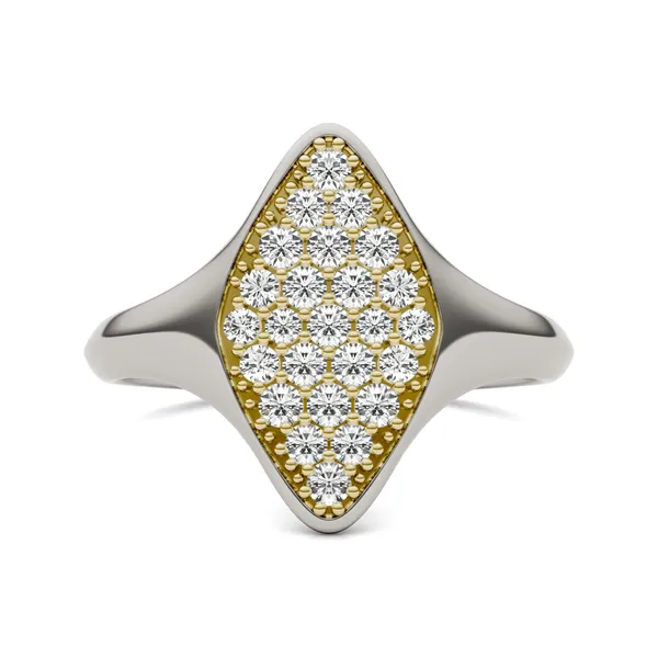 Signature Marquise Cluster Signet Ring