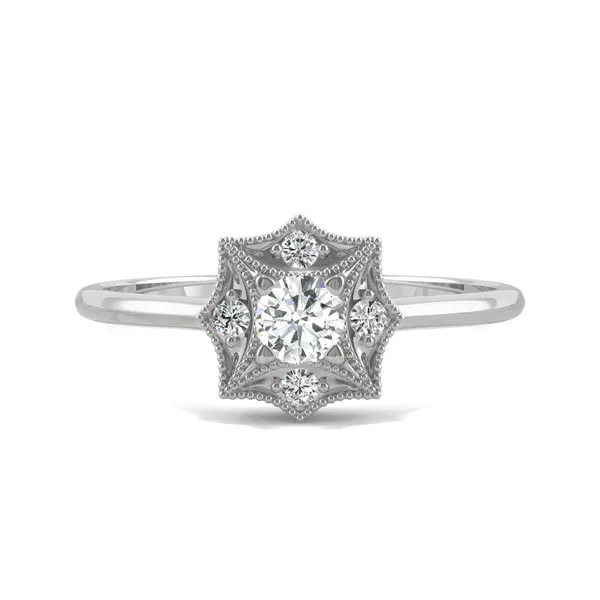 Round Brilliant Lillian Signature Ring