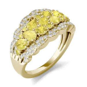 Fancy Yellow Daphne Twisted Ring image, 