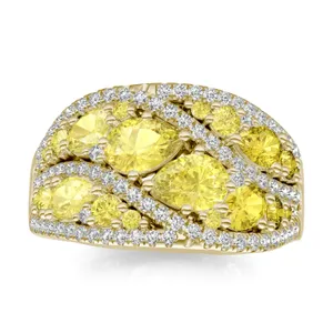 Fancy Yellow Solene Ring image, Fancy Yellow Solene Ring
