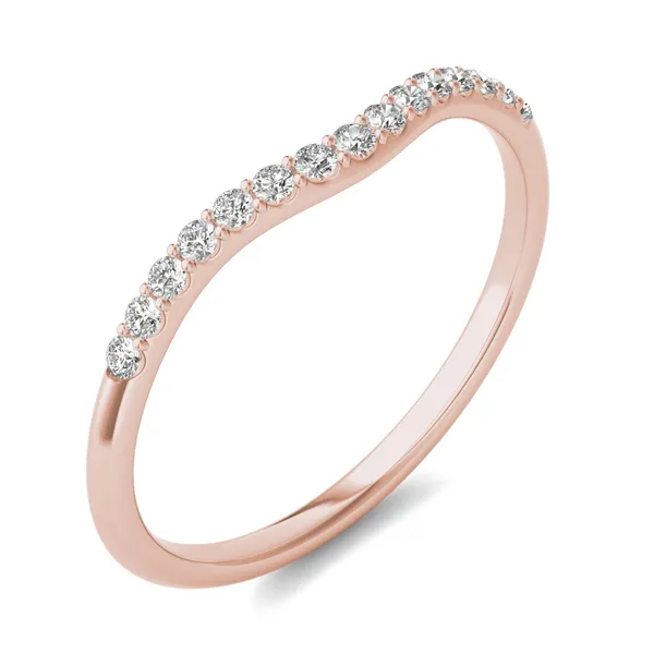 Round Brilliant Signature Accented Halo Classic Matching Band
