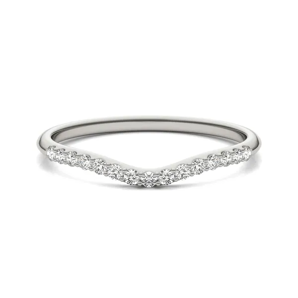 Round Brilliant Signature Accented Halo Classic Matching Band