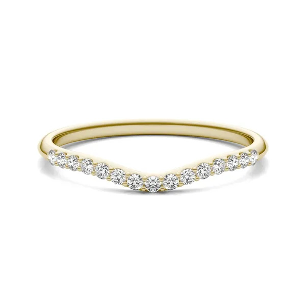 Round Brilliant Signature Accented Halo Classic Matching Band