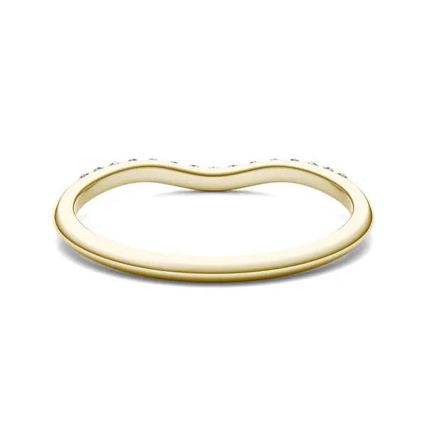 Round Brilliant Signature Accented Halo Classic Matching Band