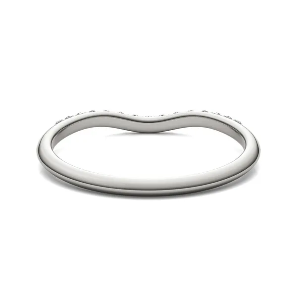 Round Brilliant Signature Accented Halo Classic Matching Band