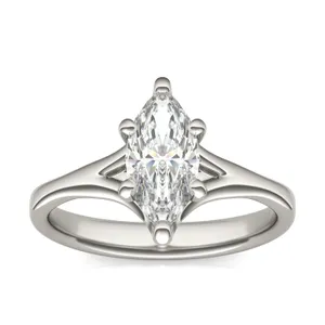 1.00 CTW DEW Marquise Trellis Solitaire Engagement Ring image, 1.00 CTW DEW Marquise Trellis Solitaire Engagement Ring