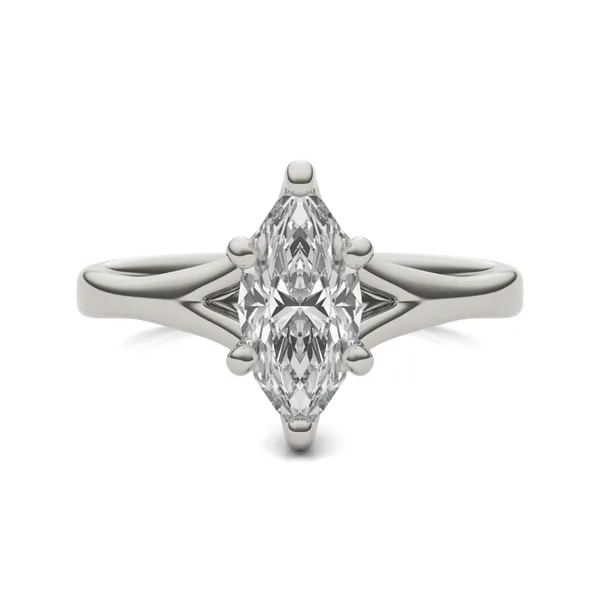 1.00 CTW DEW Marquise Trellis Solitaire Engagement Ring