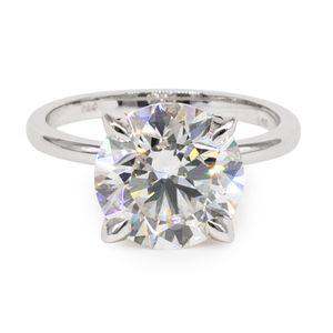 5.0 CTW Round HOLYCOME Lab Grown Diamond Solitaire Engagement Ring