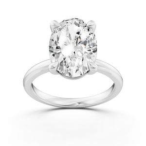 3 ctw Oval Solitaire Engagement Ring