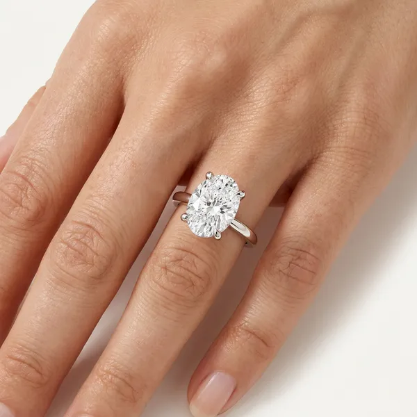 3 ctw Oval Solitaire Engagement Ring