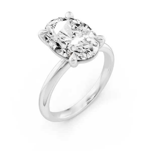3 ctw Oval Solitaire Engagement Ring