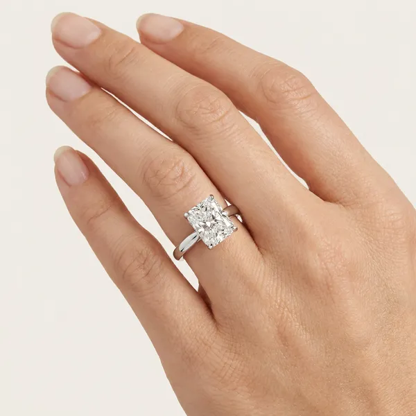 3 ctw Radiant Solitaire Engagement Ring