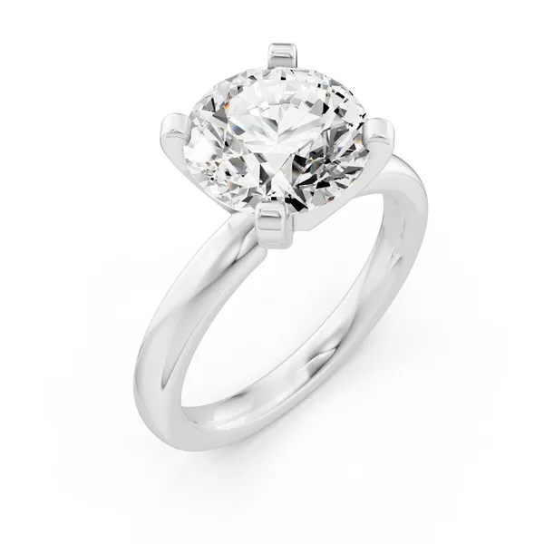 Round Classic Solitaire Engagement Ring